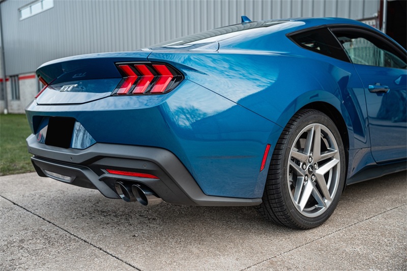 Ford Mustang Performance Exhaust - Rear - CORSA Performance - Axle-Back Sport w/ Twin 4in Black Pro-Series Tips - Black - `24-`27